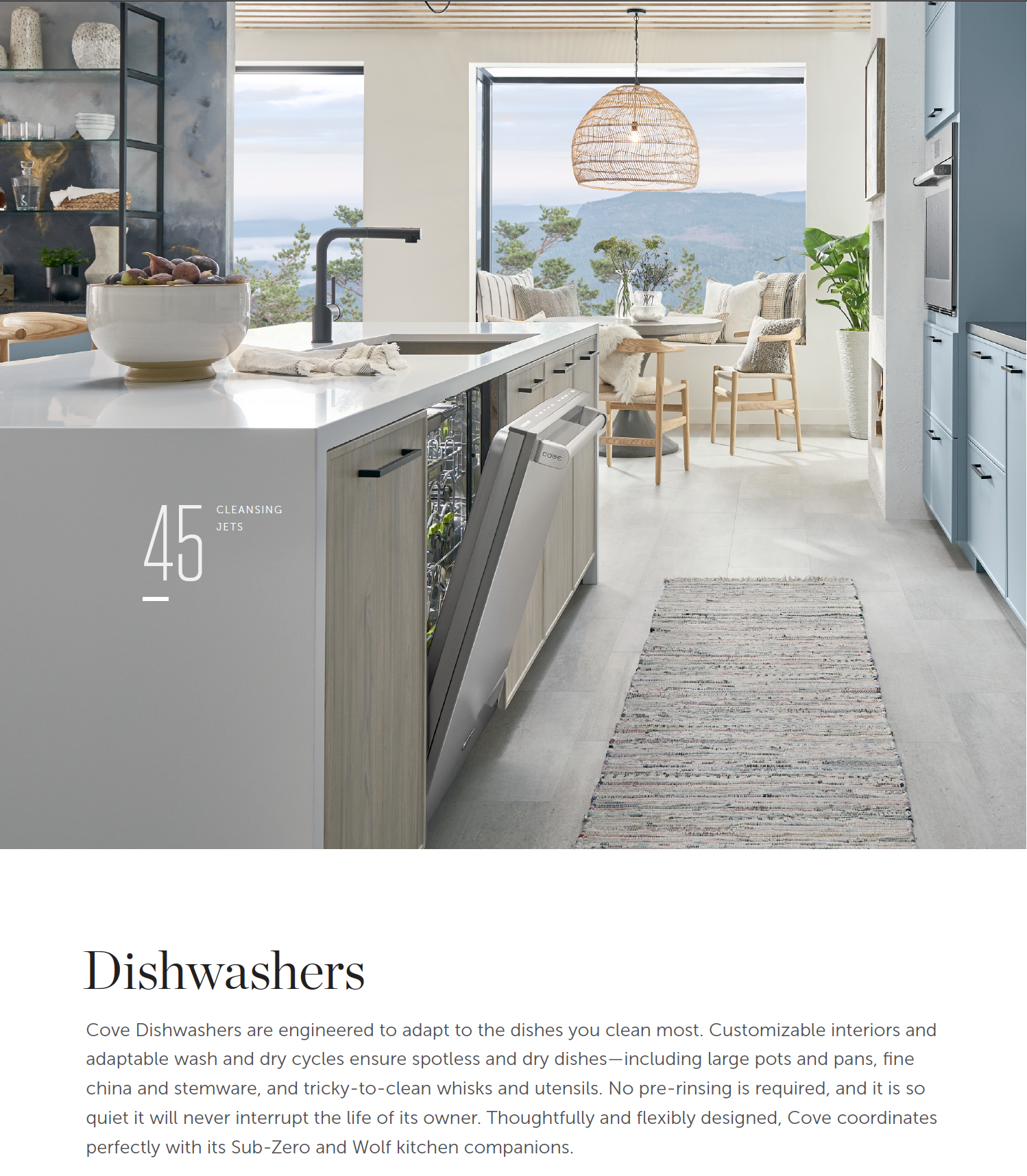cove dishwasher 45 sprayers