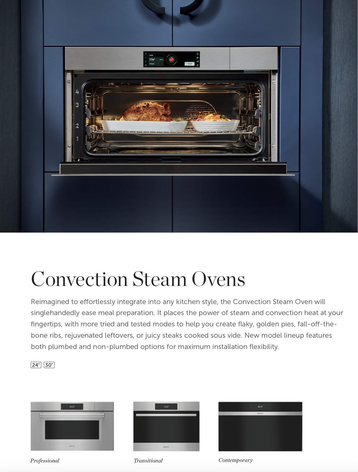 wolf steam oven