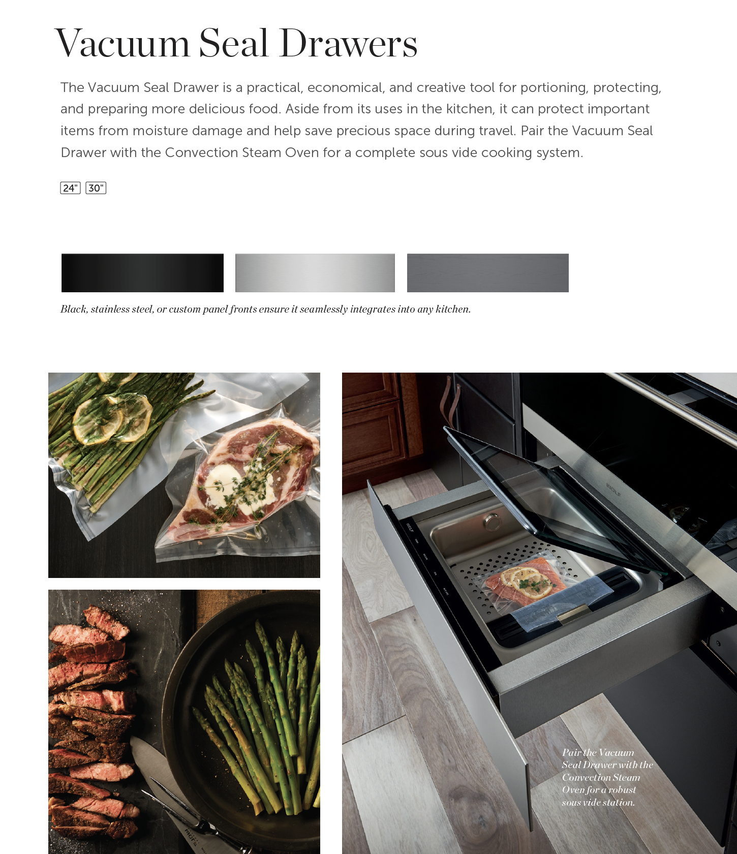 wolf vacuum seal drawers